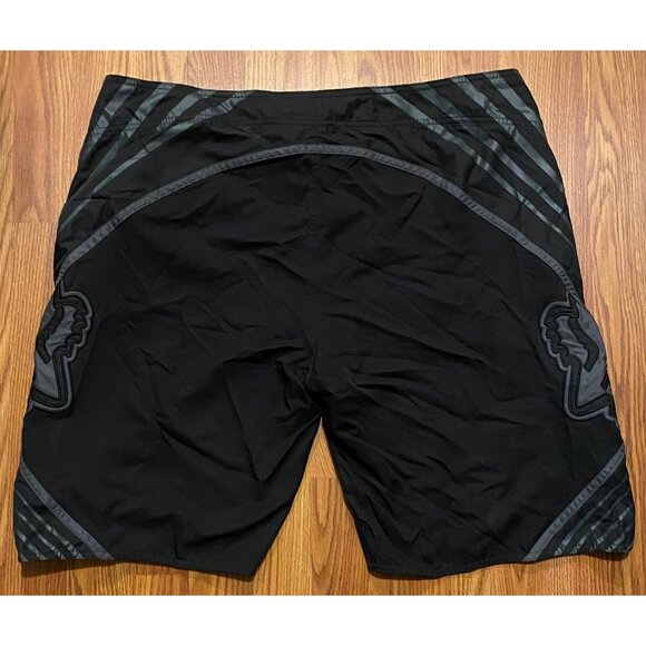 Fox Racing Board Shorts Mens 40 9" Moto Embroidered Logo  Swim Trunks - Picture 1 of 8
